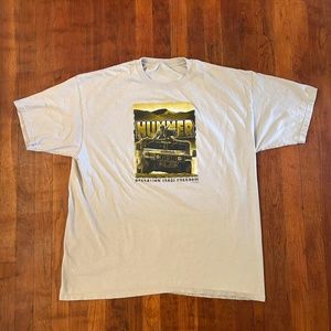 Vintage Operation Iraqi Freedom Military Hummer Truck Graphic T-shirt XL